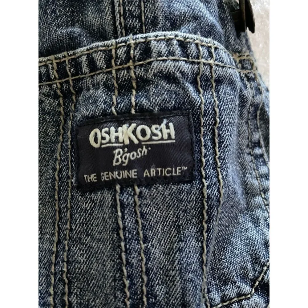 Oshkosh B'gosh Overalls Vestbak Baby 18 Months Blue Denim‎